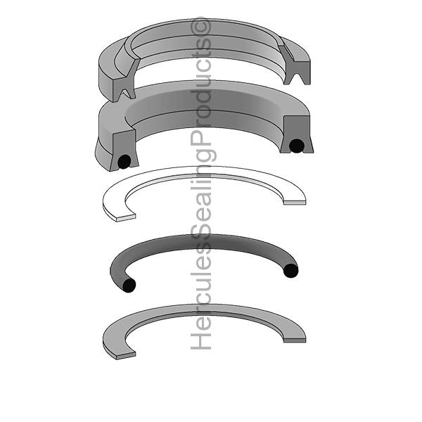 Hydro-Line - After Market Parts Hydraulic Cylinder Repair Kit- 4 Rod Kit N5-660-P-32V - main